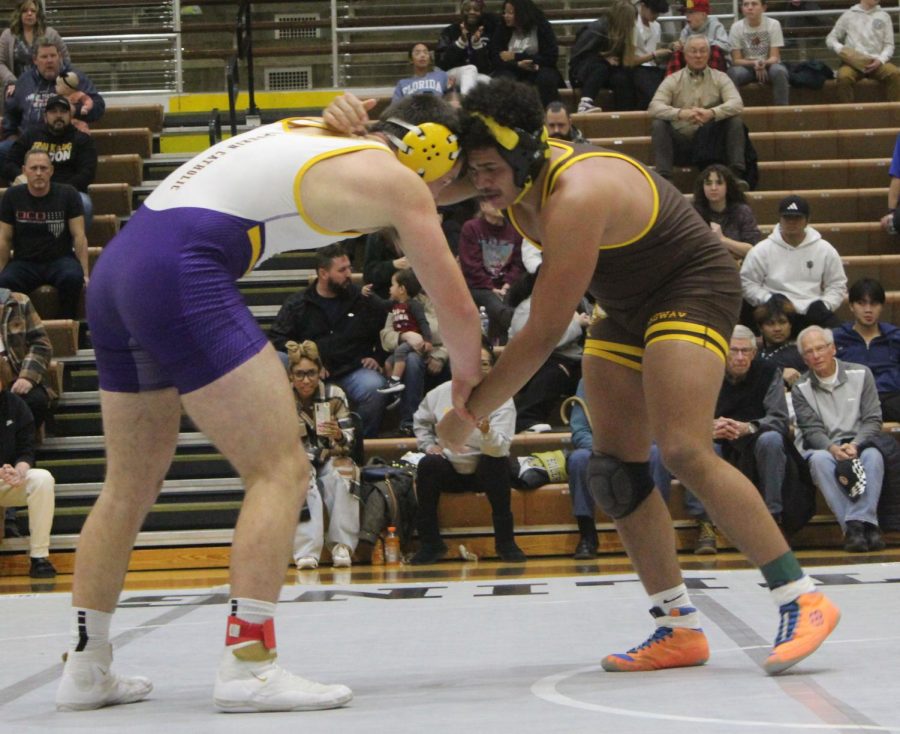 He’s moving forward. Junior Miles Miller (195) finished in third at the Avon
IHSAA wrestling sectional, earning him a trip to the IHSAA Regional round at
Mooresville on Saturday.