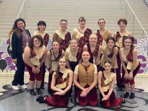 They should be all smiles. Speedway’s Winter Guard earned its highest score ever and
the result was a GOLD rating at the Brownsburg Winter Guard competition last
weekend. 