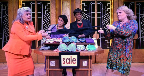  Four women who seem to have nothing in common except a black lace bra realize they share a lot of the same experiences with the change in Beef & Boards Dinner Theatres production of Menopause, The Musical now on stage through Feb. 4.  Check beefandboards.com for availability and pricing, or call the box office at 317.872.9664.