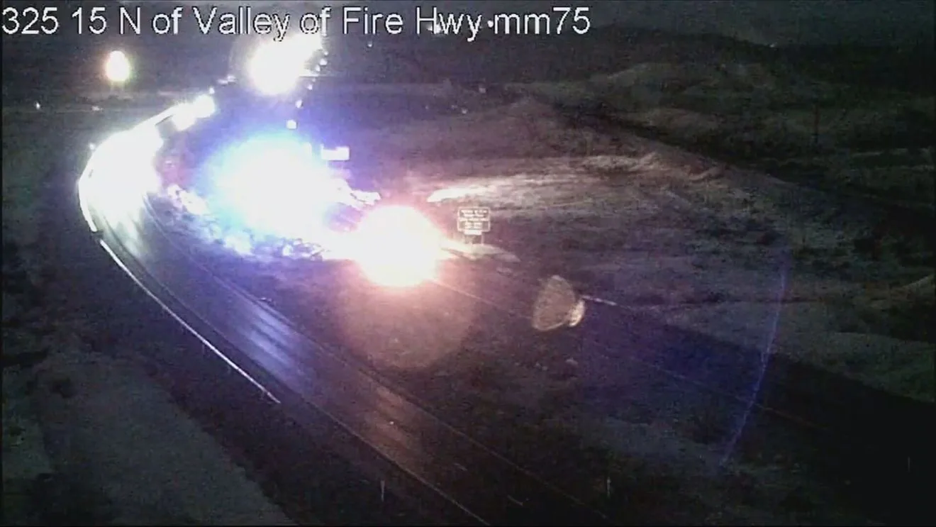 Deadly Rollover Crash Closes Southbound I-15 Near Moapa After Toyota Corolla Leaves Lane, Overturns and Ejects Driver at Valley of Fire Highway Off-Ramp